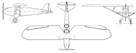 vue en plan de l’avion