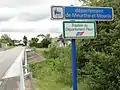 Limite du département de Meurthe-et-Moselle à Avricourt (54).
