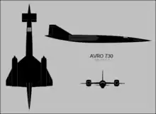 plan trois vues de l'avion.