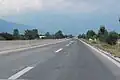 L'autoroute entre Tetovo et Gostivar
