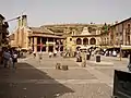 Plaza Mayor avec le marché médiéval.