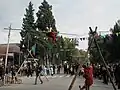 Spectacle d'acrobates.