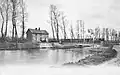 Le premier pont vers 1910.