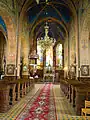Vue sur l'interieur de l'Eglise.