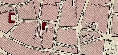 La rue de la Clef avant 1914.