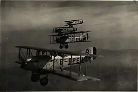 Vue de l'avion.