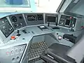 Pupitre de la cabine de conduite d'une BB 75000