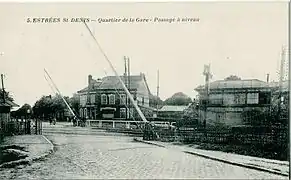 Le passage à niveau avant 1914.