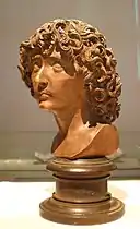 Michel Erhart, Tête d'un jeune homme, 1480.