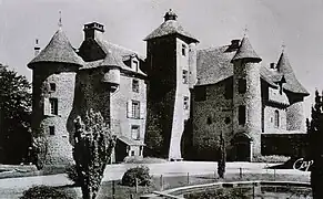 Château de Cordès, lieu de transfert de la Bibliothèque nationale et universitaire de Strasbourg de mars 1939 à octobre 1941 cliché BNU.