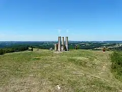 La table d'orientation du puy de Raffaillac.