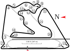 Circuit d'endurance (6,299&nbsp;km)