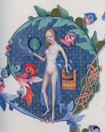 Jeune fille au bain, par le Maître de Balaam