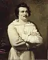 Portrait d'Honoré de Balzac, d'après Louis Boulanger, 1886 (Musée national du château de Versailles).