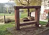 Banc reposoir.