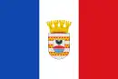Drapeau de Collipulliville et commune du Chili