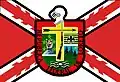 Drapeau du 3e État fédéral de Loreto lors de sa création en  1830 à la suite de l'insurrection de Guillermo Cervantes en 1930.
