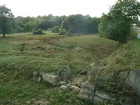 Un des derniers gouffres du Bandiat à Rivières.