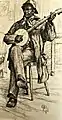 Banjo player, vers 1880, New Britain Museum of American Art
