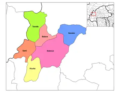 Localisation de Solenzo