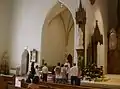 Un baptême célébré en la cathédrale de l'Immaculée-Conception de Saint-Jean le 31 mars 2013.