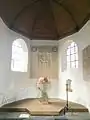 Baptistère situé dans la première chapelle nord (en partant de la nef).