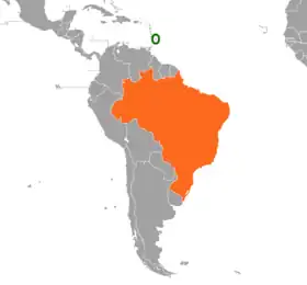 Brésil et Barbade