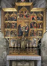 Retable de L’archange Gabriel par Lluís Borrassà
