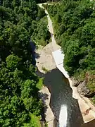 La Selves en aval du barrage.