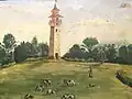 La Tour de Fourc, au confluent des deux ruisseaux par J. Barthélémy