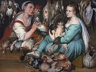 La Volaillère, vers 1580, Florence, Fondazione Roberto Longhi&nbsp;(it).