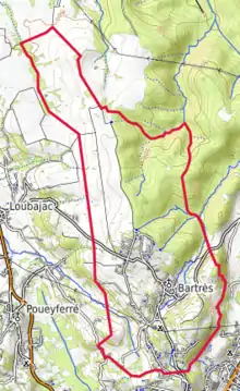 Carte topographique