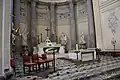 Statues des Pères de l'Église dans le chœur de la basilique Notre-Dame de Bonne-Espérance