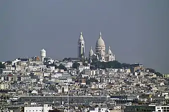 Vue de la tour Eiffel.