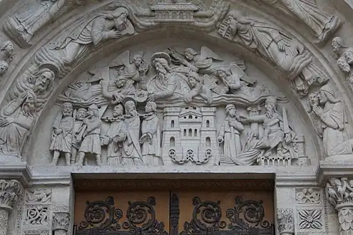 Basilique Saint-Denis. Portail ouest.