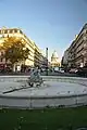 Vue sur la rue Soufflot et Panthéon