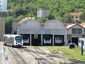 Bâtiments de l'ancien dépôt des CFC démolis en 2022.