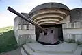Batterie de Longues-sur-Mer, canon de 150&nbsp;mm.