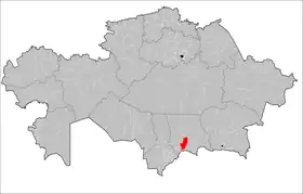 Localisation de District de Bayzak