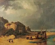 Beach Scene, Mundesley.