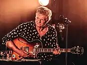 De gauche à droite : Erik Marchand, Rodolphe Burger et Mehdi Haddab en 2019.