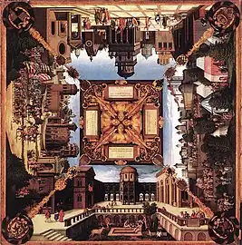 6. Scènes de la vie de David, 1534, huile sur plateau de table, musée du Louvre, Paris, inv. 1033.