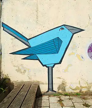 L'oiseau bleu du quai no 1.