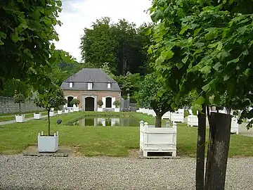 Vue sur l'une des orangeries.