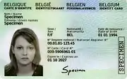 À partir de 2020, les nouvelles cartes sont au format européen, avec la puce électronique au verso.