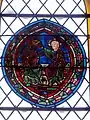 Médaillon - couronnement de la Vierge.