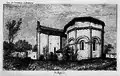 L'église vue du sud-ouest,dessin de Léo Drouyn (1878).