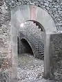 Accès au mirador.