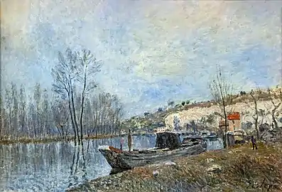Les Bords du Loing vers Moret (1883)Toulouse, Fondation Bemberg.