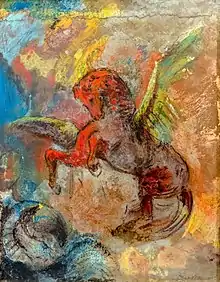 Pégase et l'Hydre par Odilon Redon